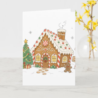 Carte Candy Gingerbread House for Holiday Baking Lovers