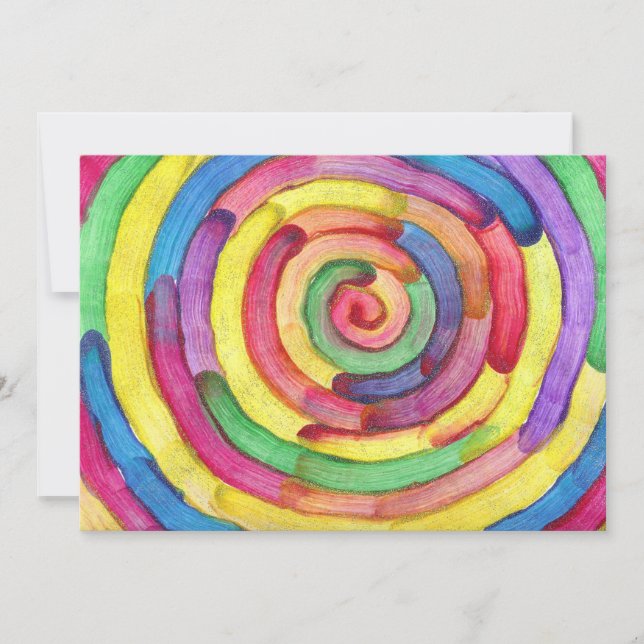 Carte Candy Waters Artiste de l'autisme (Devant)