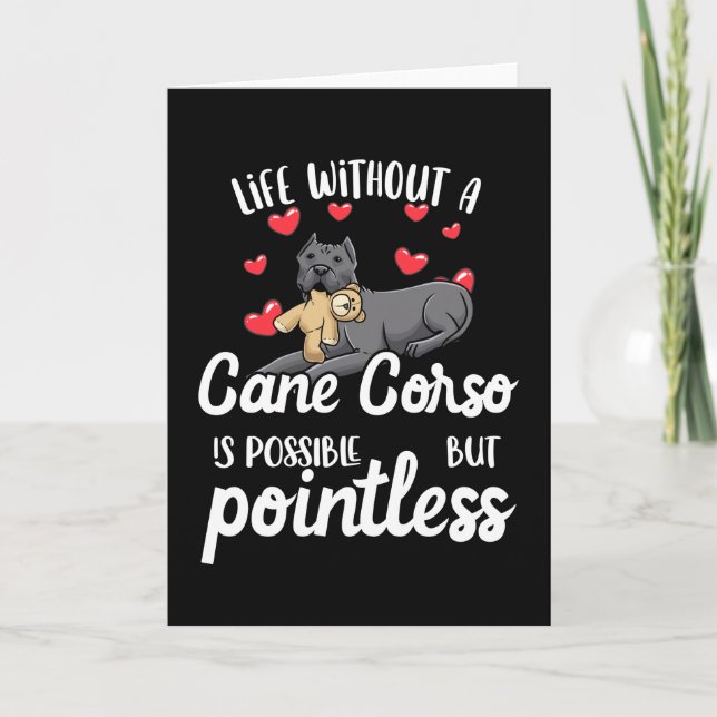 Carte Cane Corso Italiano (Devant)