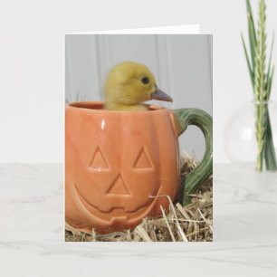 Carte Caneton de Halloween