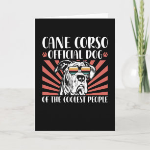Carte Canne Corso Chien Du Plus Coolé Cane Corsos