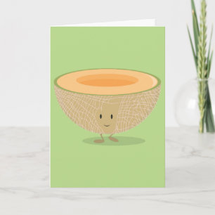 Carte Cantaloupe souriant