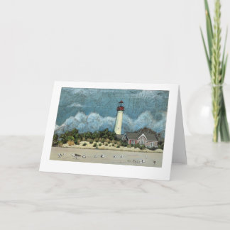 Carte Cape May Lighthouse Painting, New Jersey
