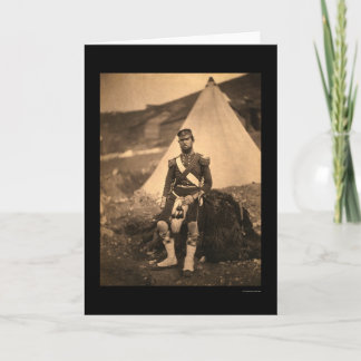 Carte Capitaine Cuninghame Highlander 1855