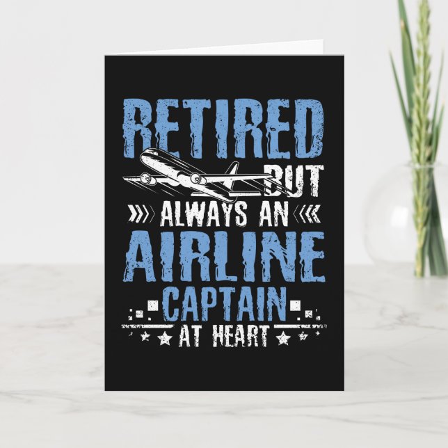 Carte Capitaine de la compagnie aérienne retraitée (Devant)
