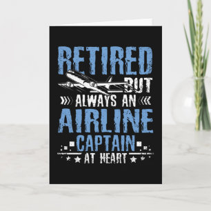 Carte Capitaine de la compagnie aérienne retraitée