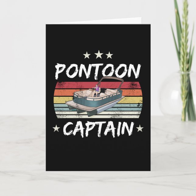 Carte Capitaine de Ponton Cadeau de Ponton (Devant)