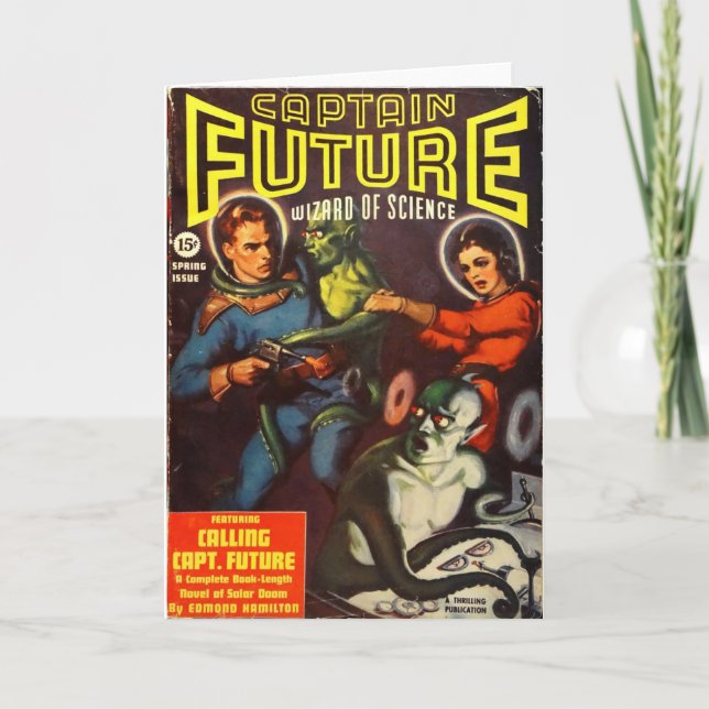 Carte Capitaine Future et Solar Doom. (Devant)