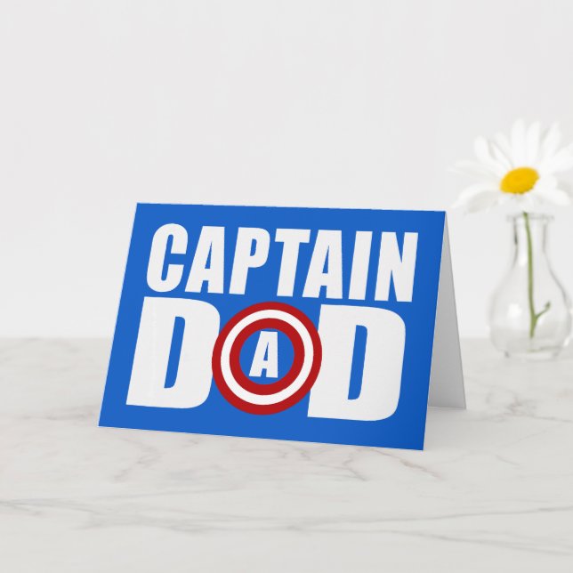 Carte Capitaine Papa - Le héros ultime (Petite plante)