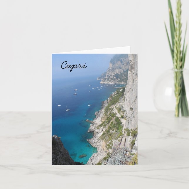 Carte Capri, Italie (Devant)