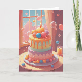 Carte Caprice d'anniversaire