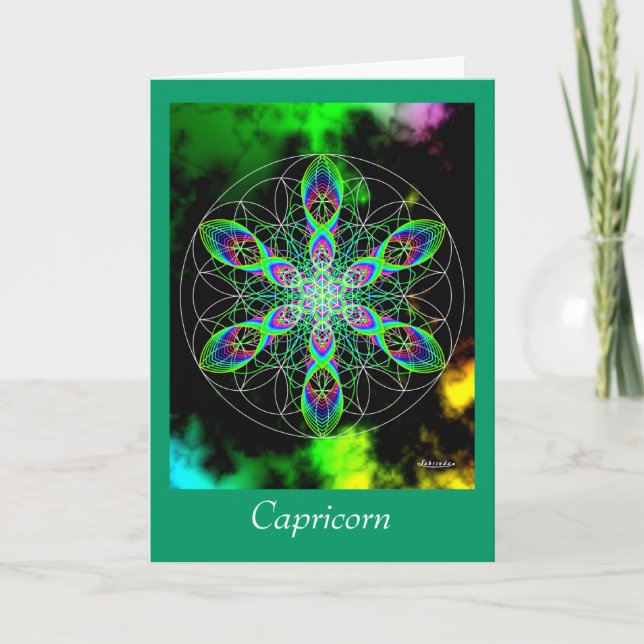 Carte Capricorne (Devant)