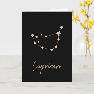 Carte Capricorne Constellation Zodiac
