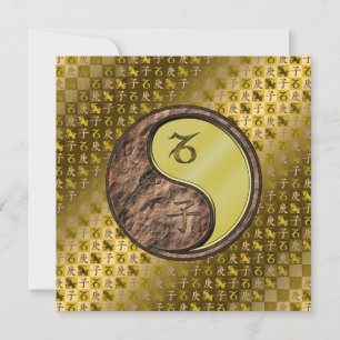 Carte Capricorne et rat métallique