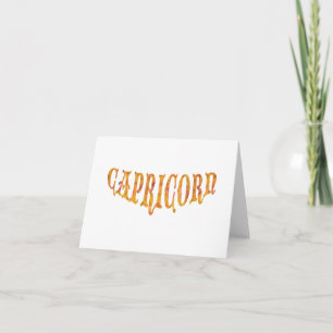 Carte Capricorne la Chèvre joyeux anniversaire Déc Jan z