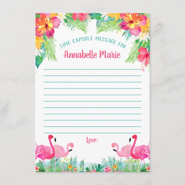 Carte Capsule Heure Anniversaire (Devant)