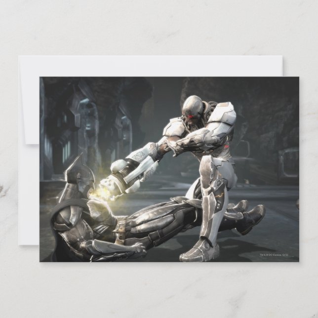 Carte Capture d'écran : Batman vs Cyborg (Devant)