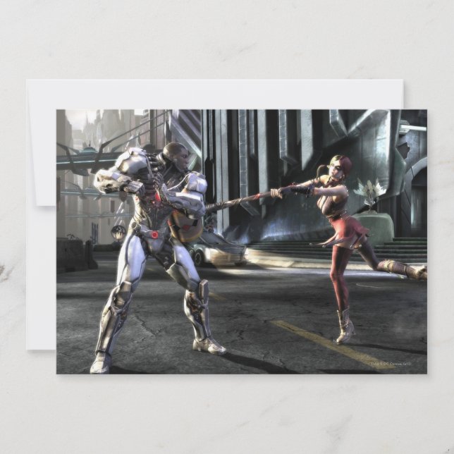 Carte Capture d'écran : Cyborg vs Harley (Devant)
