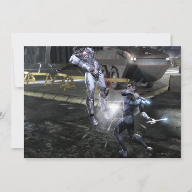 Carte Capture d'écran : Cyborg vs Nightwing 3 (Devant)