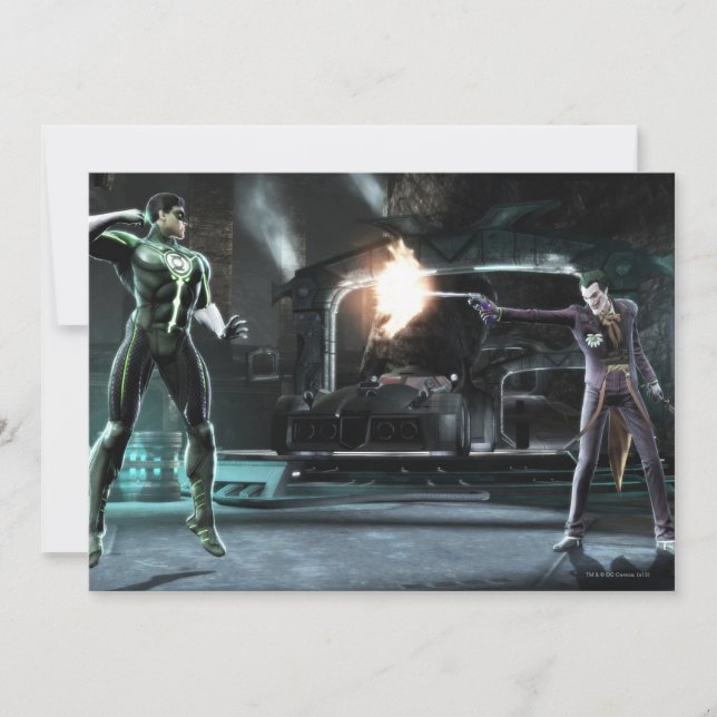 Carte Capture d'écran : Green Lantern vs Joker (Devant)