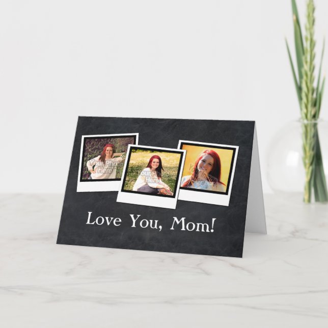 Carte Capture d'écran personnalisée de 3 photos pour la  (Devant)