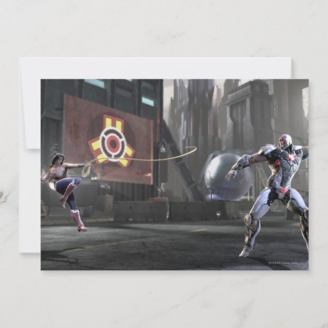 Carte Capture d'écran : Wonder Woman vs Cyborg 2 (Devant)