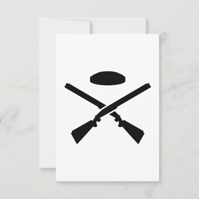 Carte Captures croisées de tir de fusils (Devant)