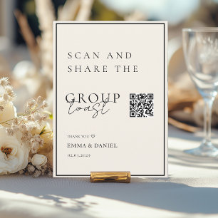 Carte Capturez chaque instant-Mariage QR Code Partage ph