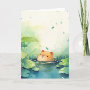 Carte Capybara Coup d'œil joueur depuis l'eau