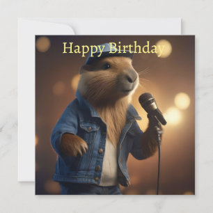 Carte "Capybara Cowboy : Serenading the Wild West"