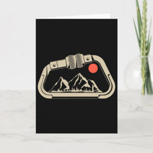 Carte Carabiner de randonnée en montagne d'escalade de b