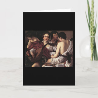 Carte Caravaggio les musiciens