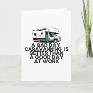 Carte Caravane amusante, Amoureux Du Camping