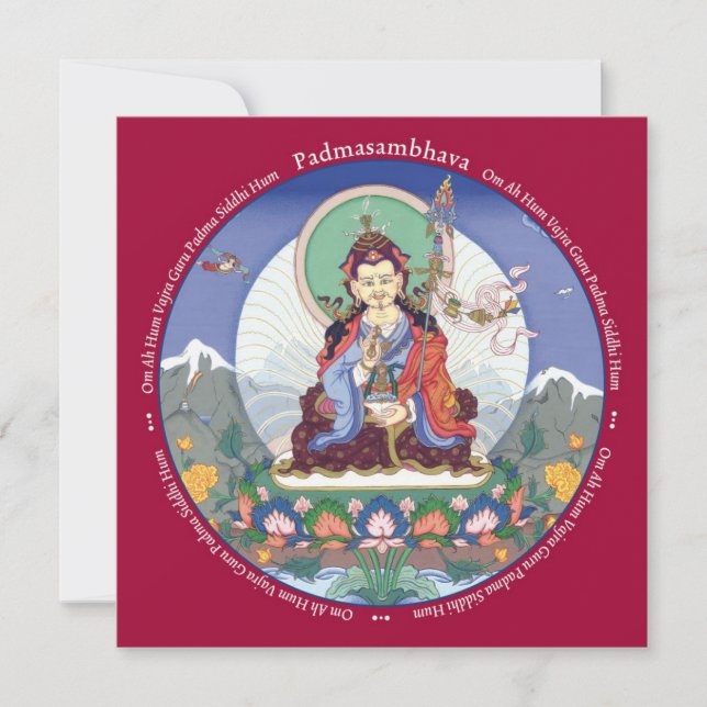 Carte CARD Padmasambhava - avec enveloppe (Devant)