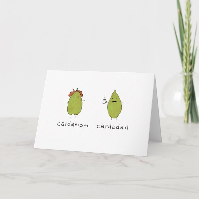 Carte CardaMOM et CardaDAD Family Card 7x5 (Devant)