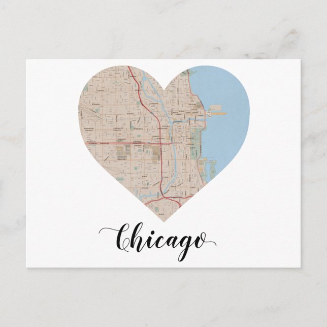 Carte cardiaque de Chicago (Devant)
