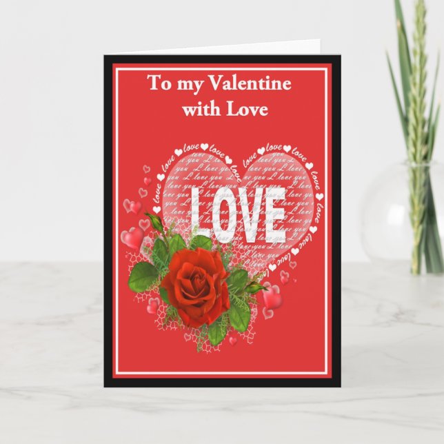 Carte cardiaque de Valentine (Devant)