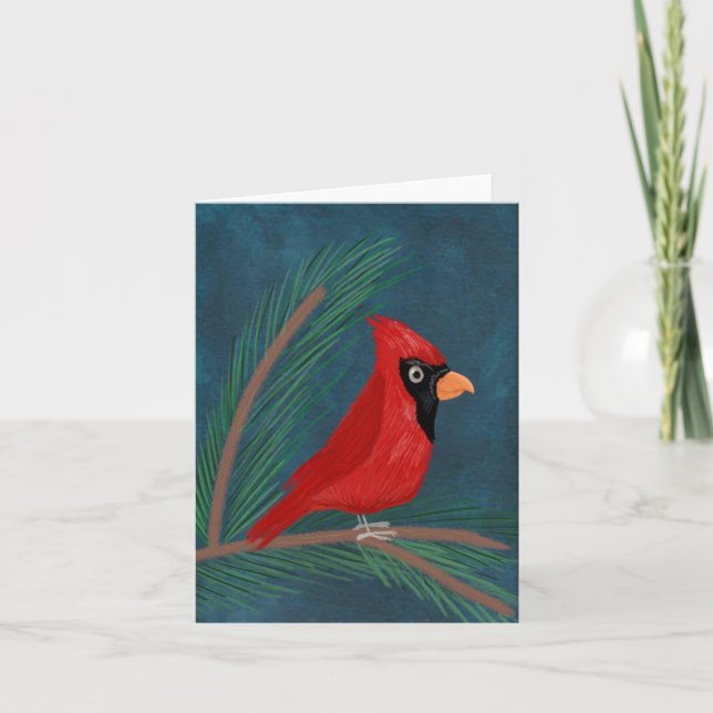 Carte Cardinal d'hiver (Devant)