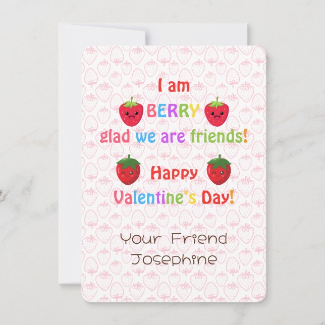 Carte Cards Saint Valentin pour enfants (Devant)