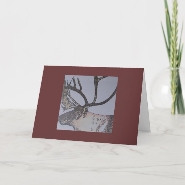 Carte caribou (Devant)