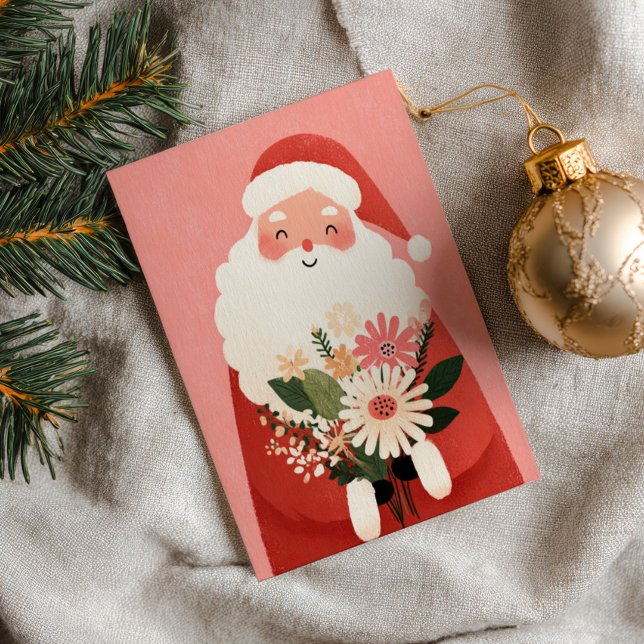 Carte Caricature adorable du Père Noël Joyeux Noël (Créateur téléchargé)