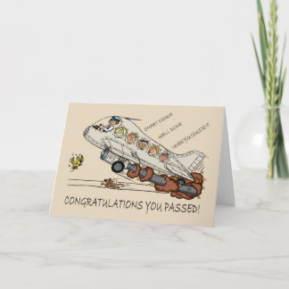 Carte Caricature de bande dessinée de félicitations de