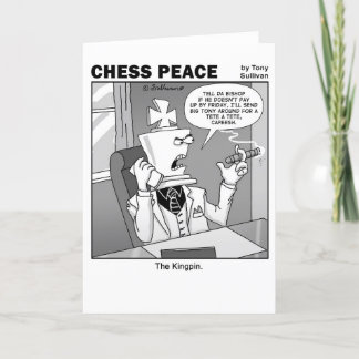 Carte Caricature de Kingpin Chess Peace