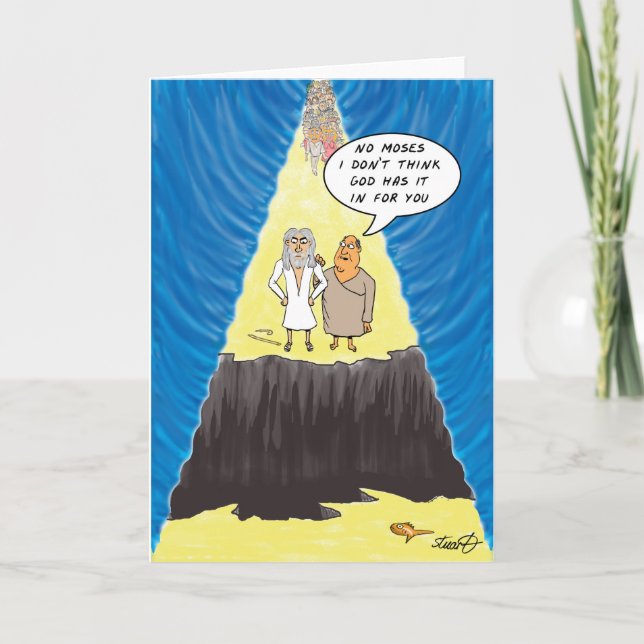Carte Caricature de Moses (Devant)