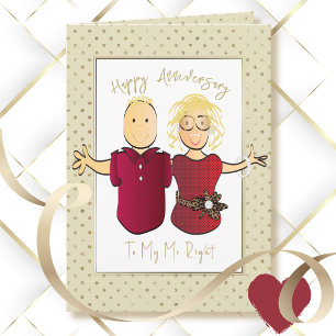 Carte Caricature marie mariage Anniversaire Drôle Drôle