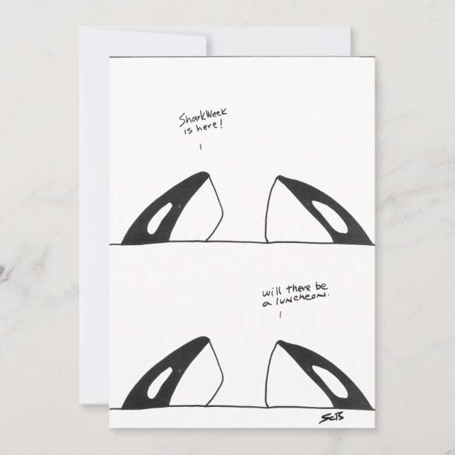 Carte caricature Orca (Devant)