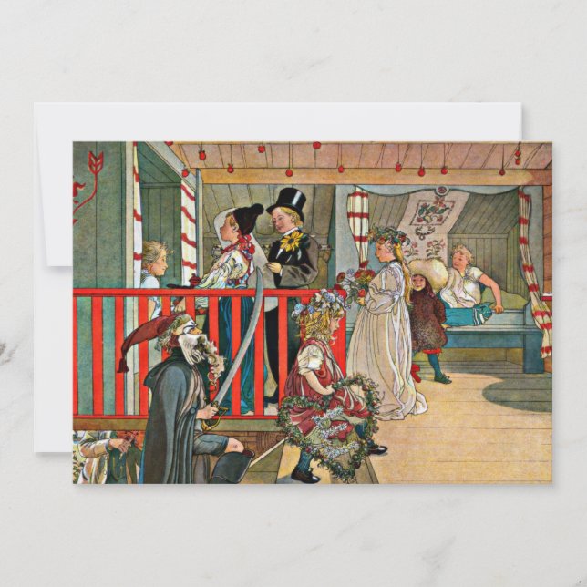 Carte Carl Larsson - Une journée de célébration (Devant)