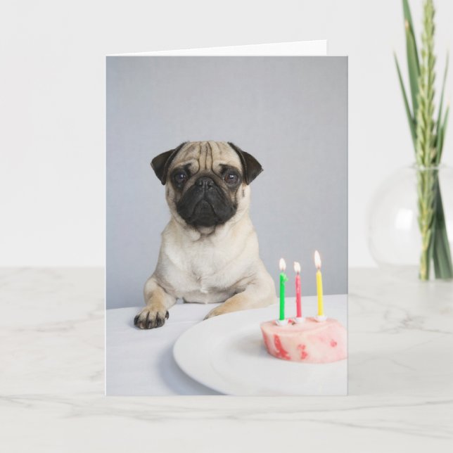 Carte Carlin d'anniversaire (Devant)