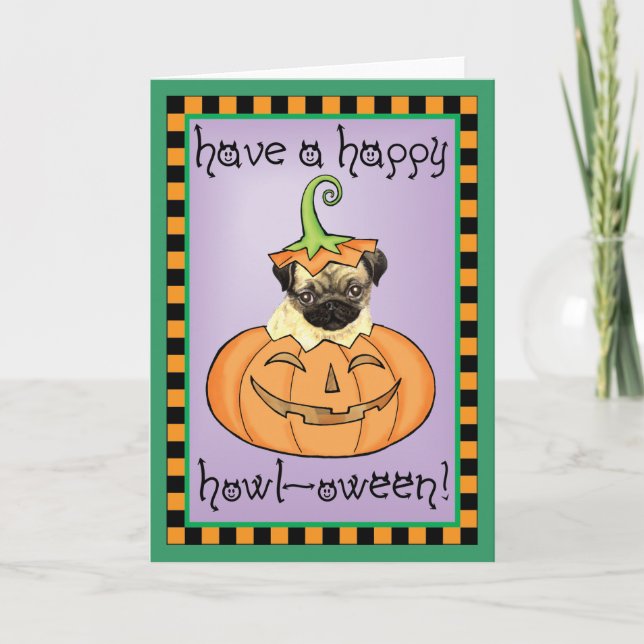 Carte Carlin d'Halloween (Devant)