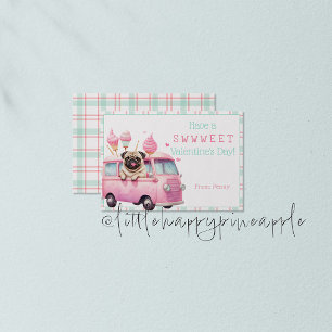 Carte carlin sucrée valentine's day